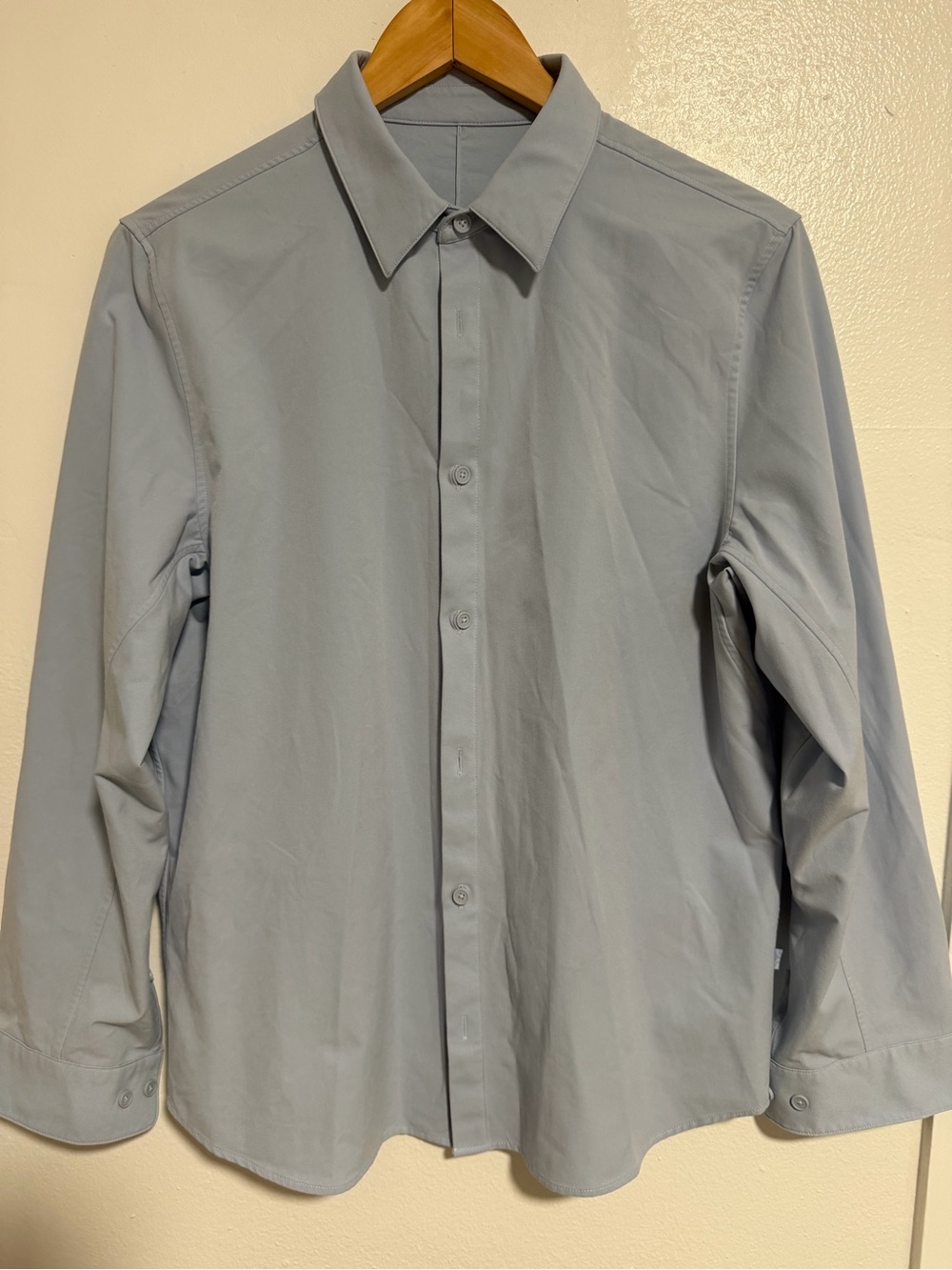 lululemon athletica Light Gray Dress Shirt